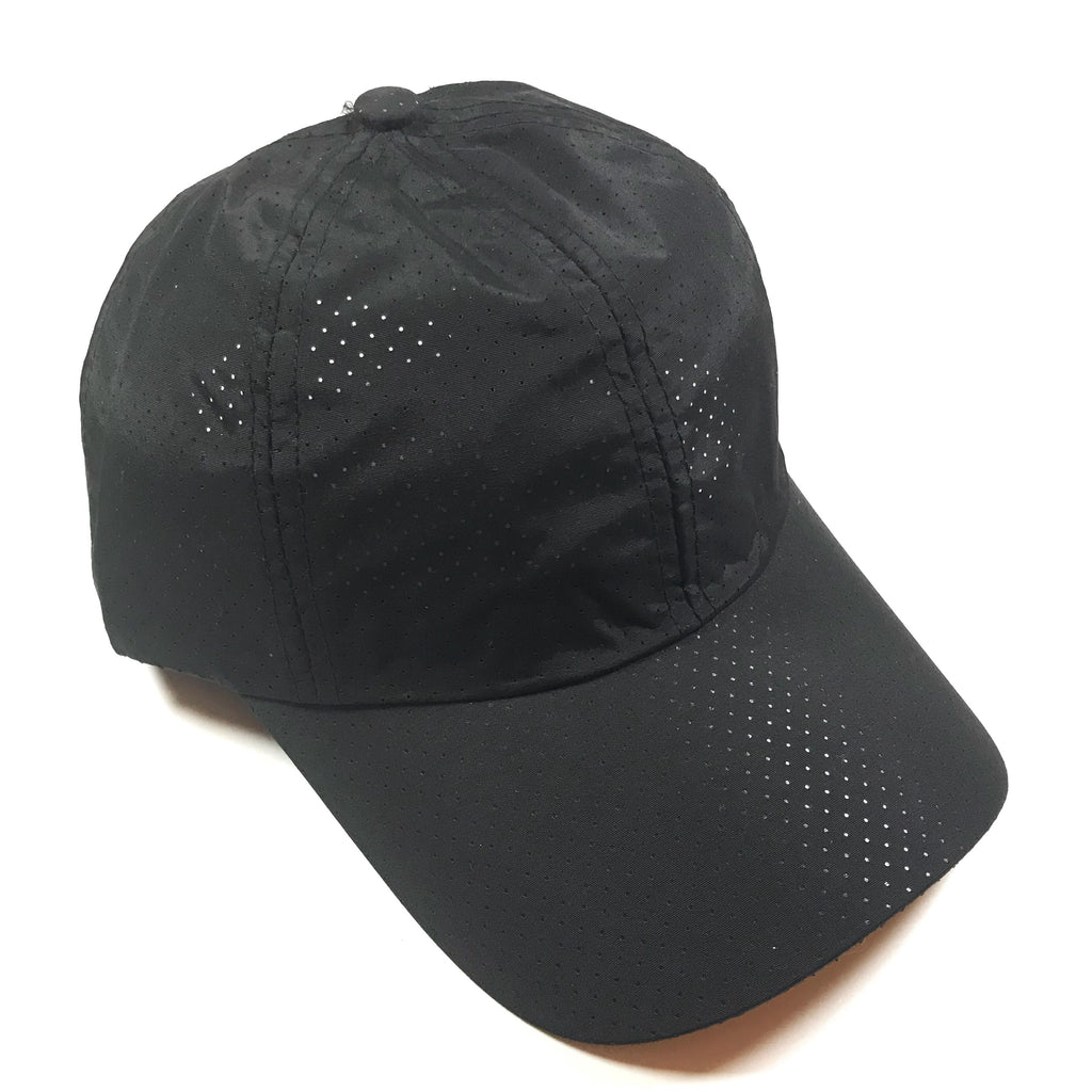 Black Velcro Dri-Fit Cap