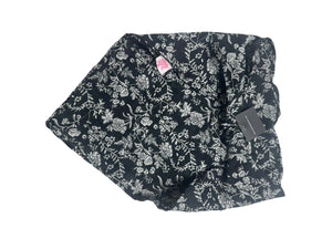 Black Floral Bandana Headband