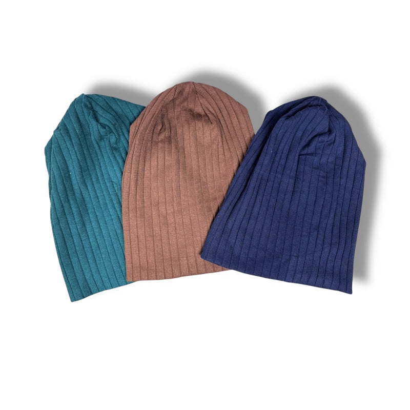 Wide Ribbed Beanies