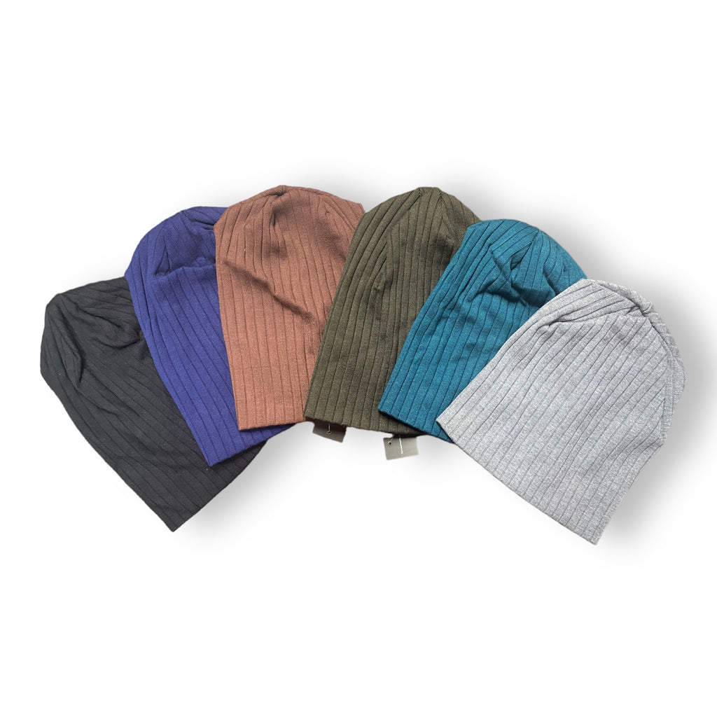 Wide Ribbed Beanies