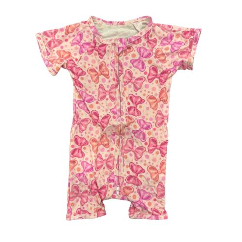 Pink Bow Romper