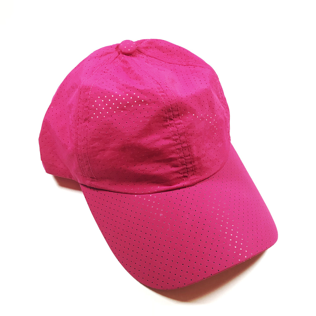 Hot Pink Velcro Dri-Fit Cap
