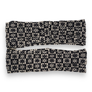 Black & White Checkered Scrunch Collection