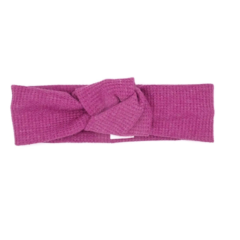 Waffle Knot Baby Headband